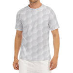 Golf Ball Print Men's Short Sleeve Rash Guard