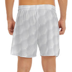 Golf Ball Print Men's Split Running Shorts