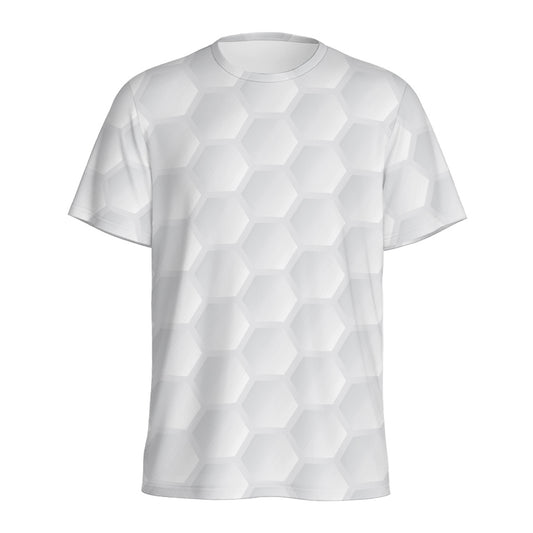 Golf Ball Print Men's Sports T-Shirt