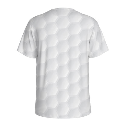 Golf Ball Print Men's Sports T-Shirt