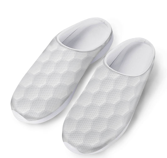 Golf Ball Print Mesh Casual Shoes
