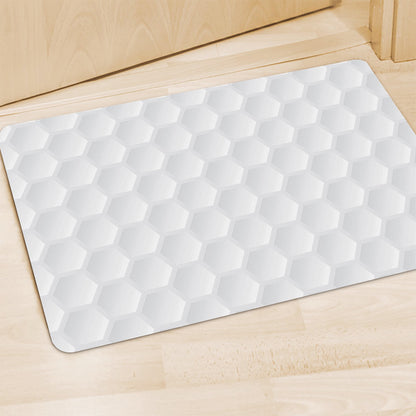 Golf Ball Print Polyester Doormat