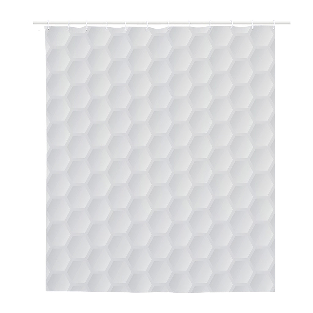 Golf Ball Print Polyester Shower Curtain