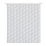 Golf Ball Print Polyester Shower Curtain