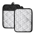 Golf Ball Print Pot Holders With Pocket