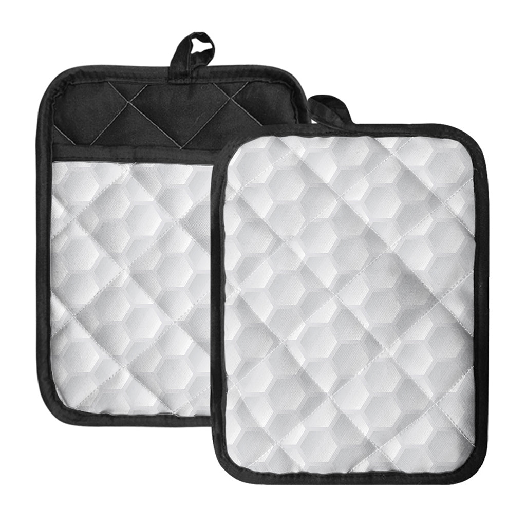 Golf Ball Print Pot Holders With Pocket