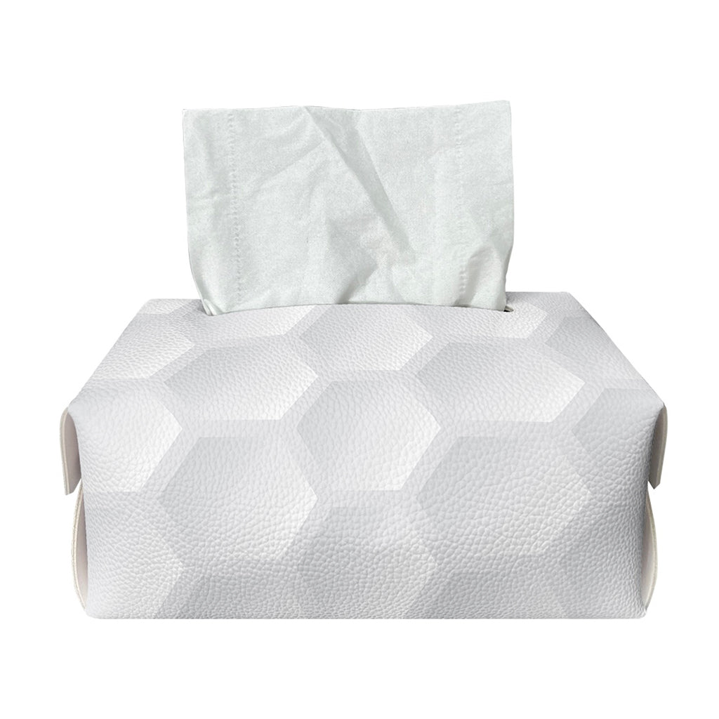 Golf Ball Print Rectangle Tissue Box Cover