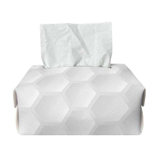 Golf Ball Print Rectangle Tissue Box Cover