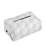 Golf Ball Print Rectangle Tissue Box Cover