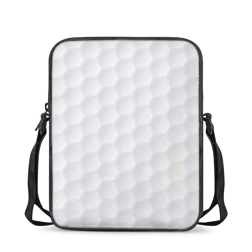 Golf Ball Print Rectangular Crossbody Bag