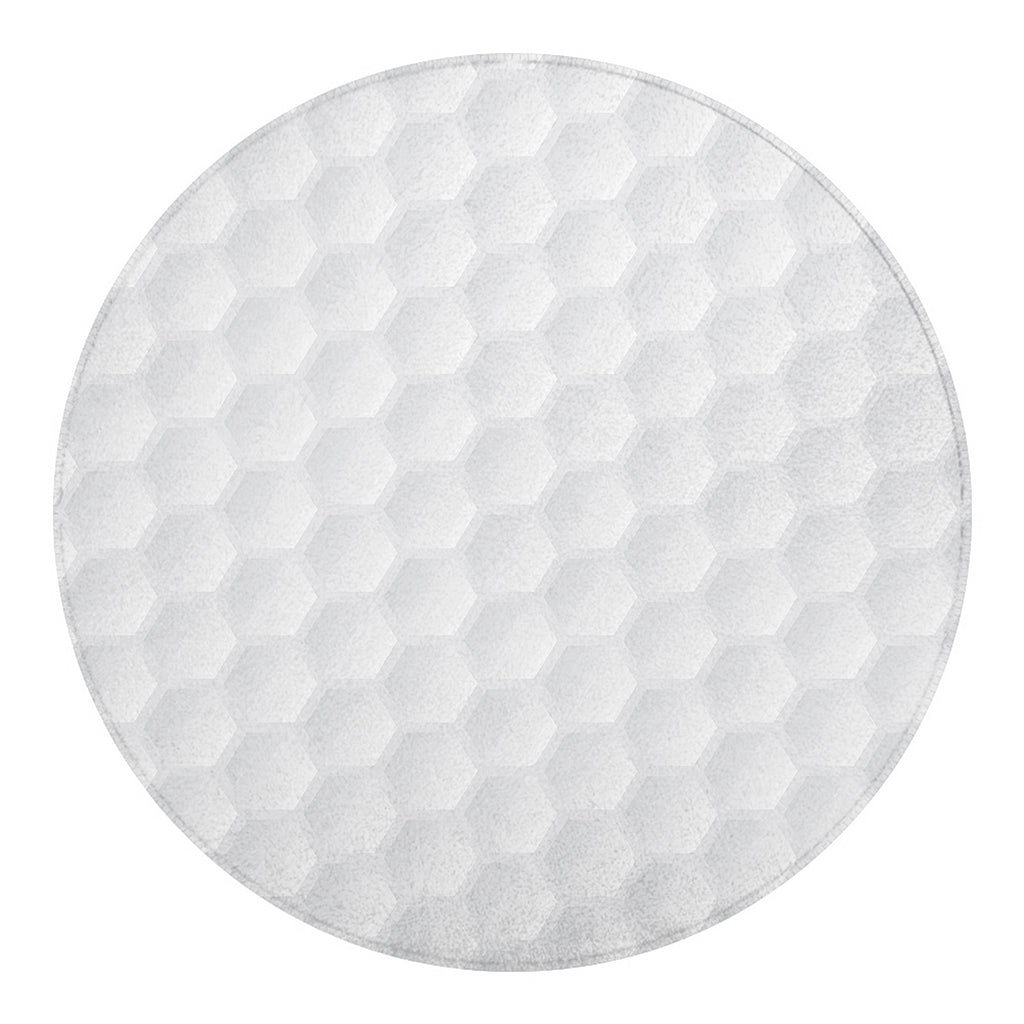 Golf Ball Print Round Blanket