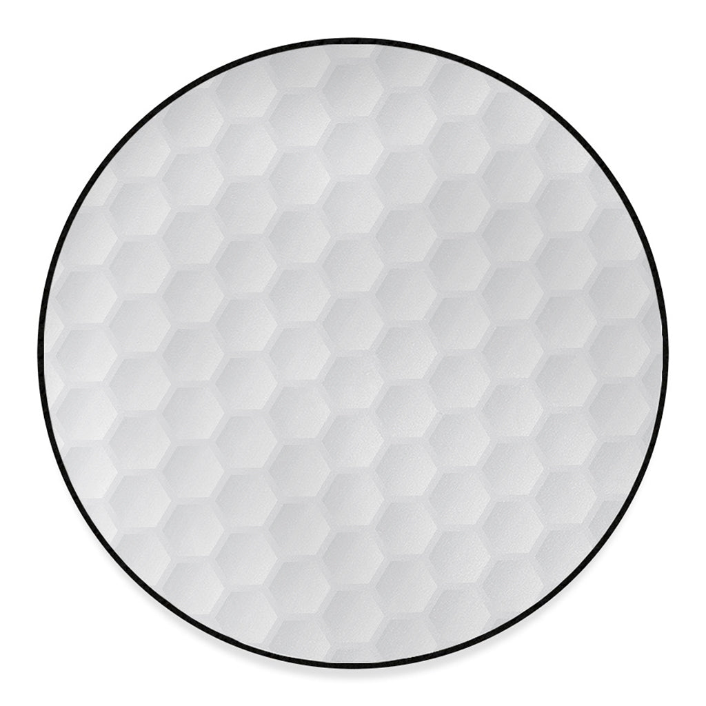 Golf Ball Print Round Floor Mat