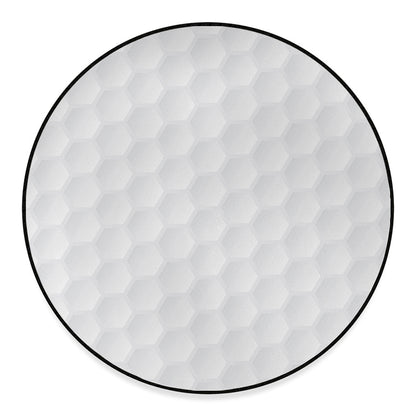 Golf Ball Print Round Floor Mat
