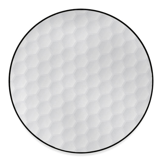 Golf Ball Print Round Floor Mat