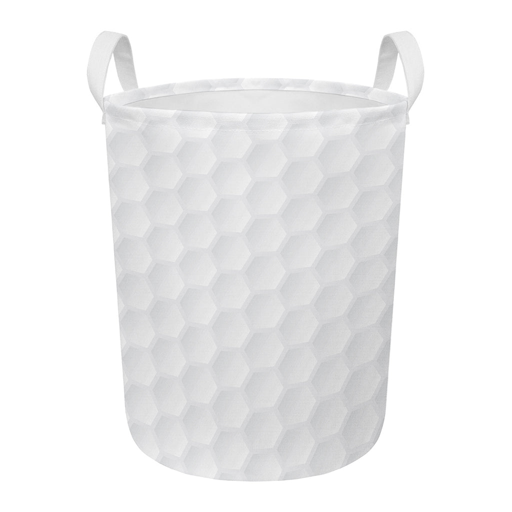 Golf Ball Print Round Laundry Basket