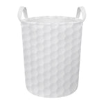 Golf Ball Print Round Laundry Basket