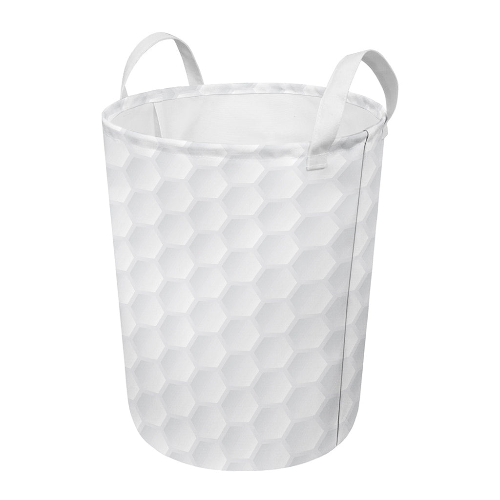 Golf Ball Print Round Laundry Basket