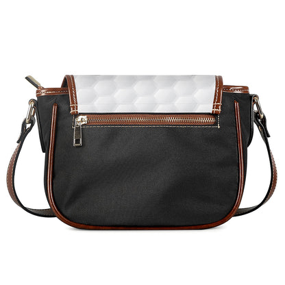Golf Ball Print Saddle Bag