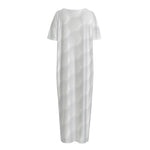 Golf Ball Print Short Sleeve Long Nightdress