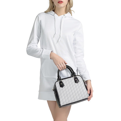 Golf Ball Print Shoulder Handbag