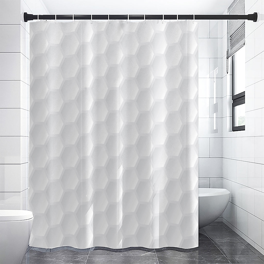 Golf Ball Print Shower Curtain