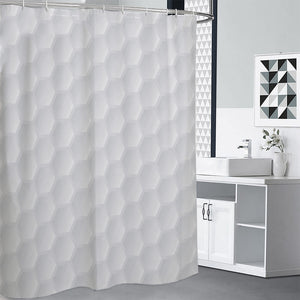 Golf Ball Print Shower Curtain