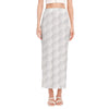 Golf Ball Print Side Slit Maxi Skirt