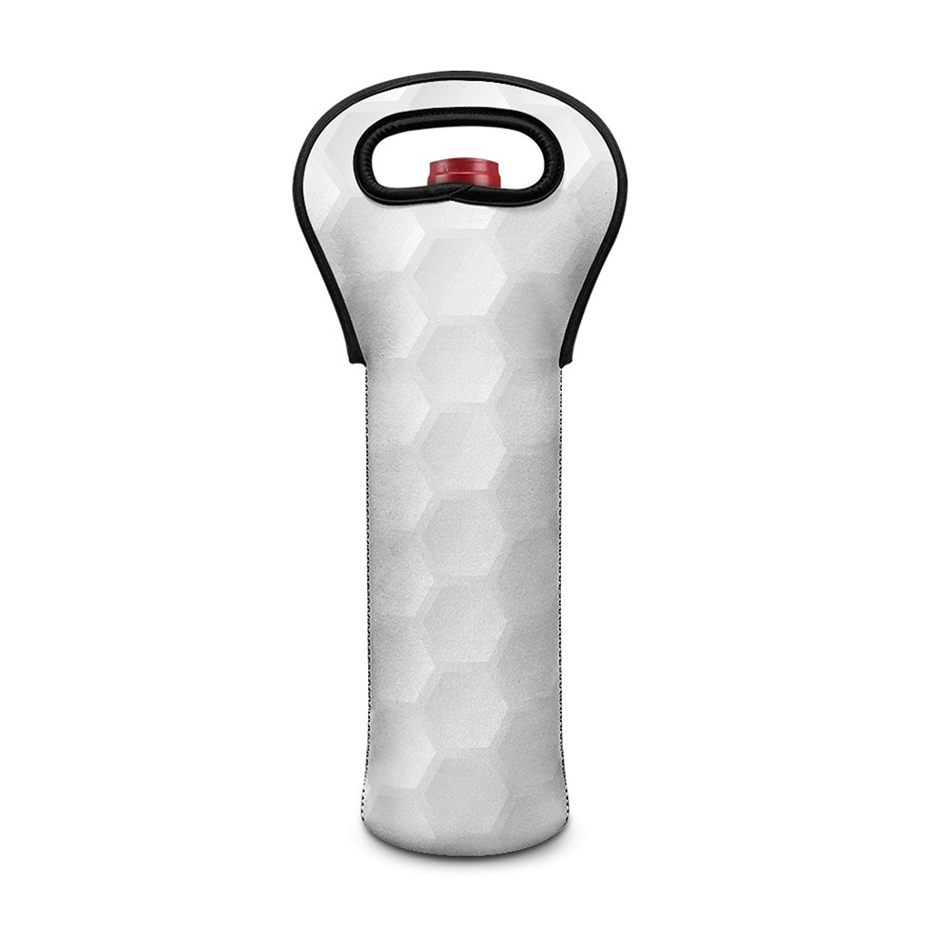 Golf Ball Print Single Neoprene Wine Tote