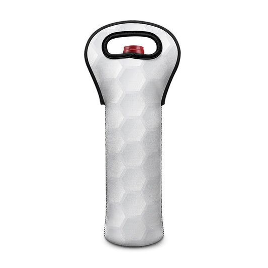 Golf Ball Print Single Neoprene Wine Tote