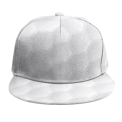Golf Ball Print Snapback Cap