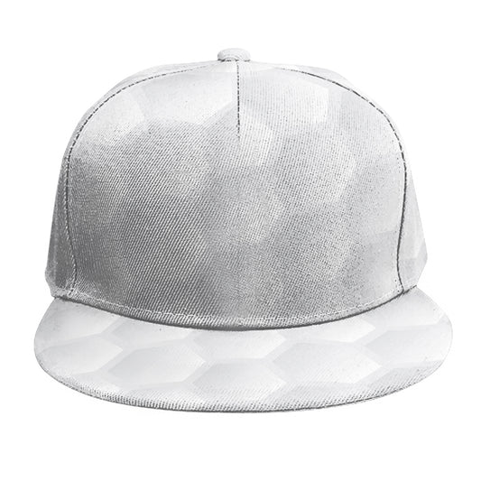 Golf Ball Print Snapback Cap