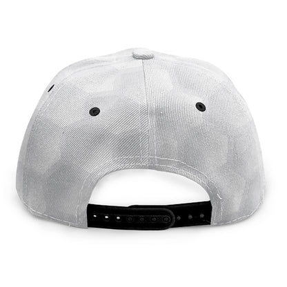 Golf Ball Print Snapback Cap
