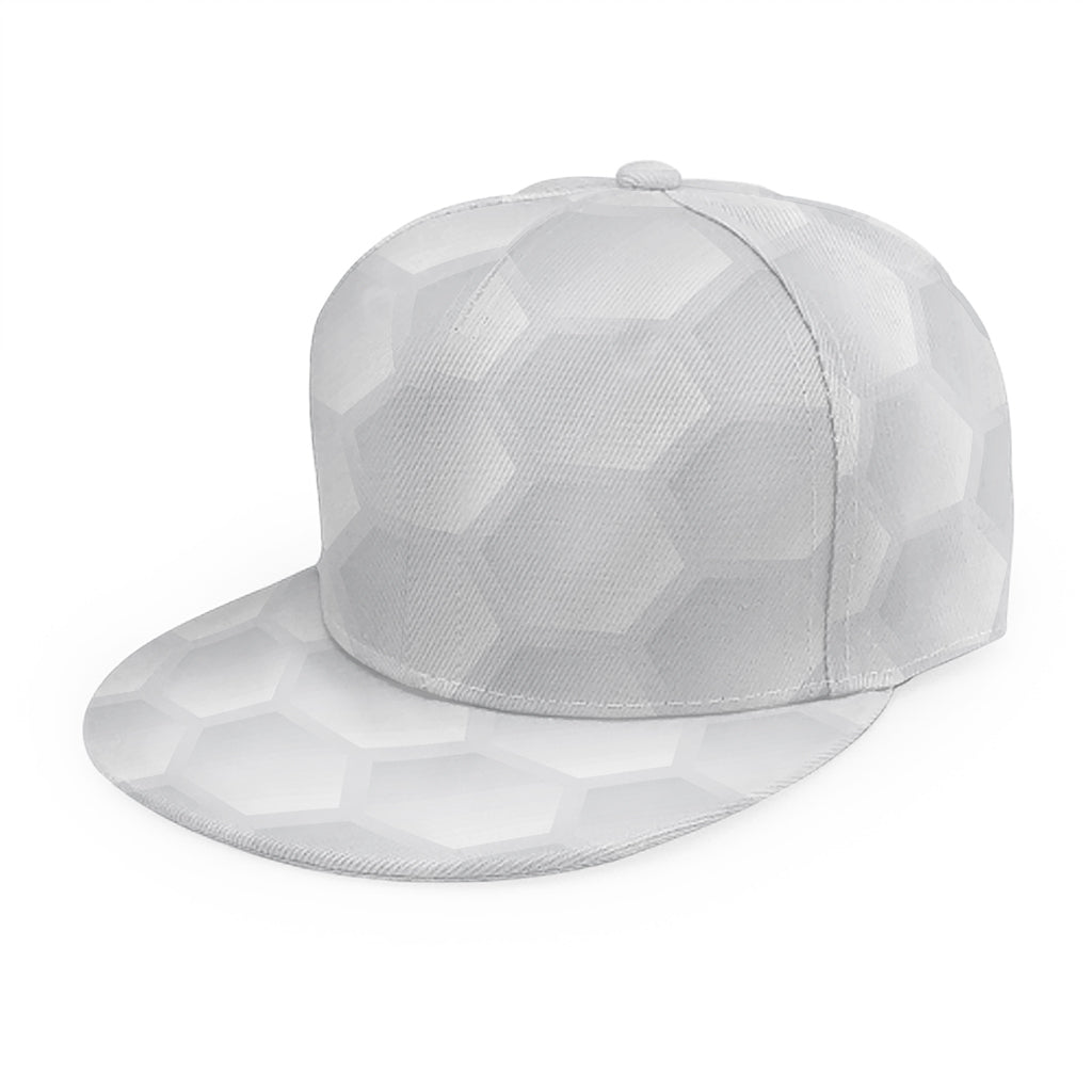 Golf Ball Print Snapback Cap