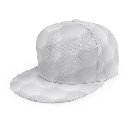 Golf Ball Print Snapback Cap