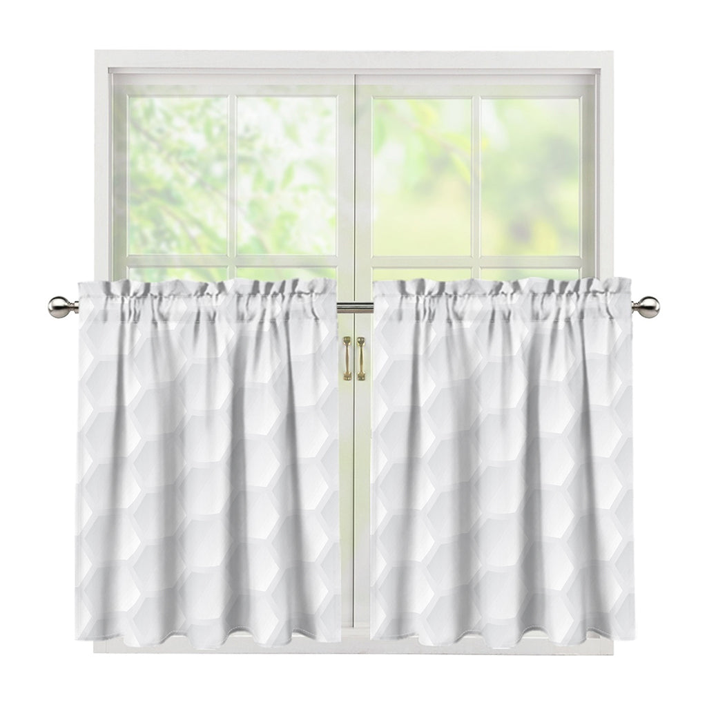Golf Ball Print Tier Curtains