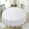 Golf Ball Print Waterproof Round Tablecloth