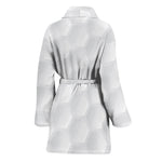 Golf Ball Print Women's Bathrobe
