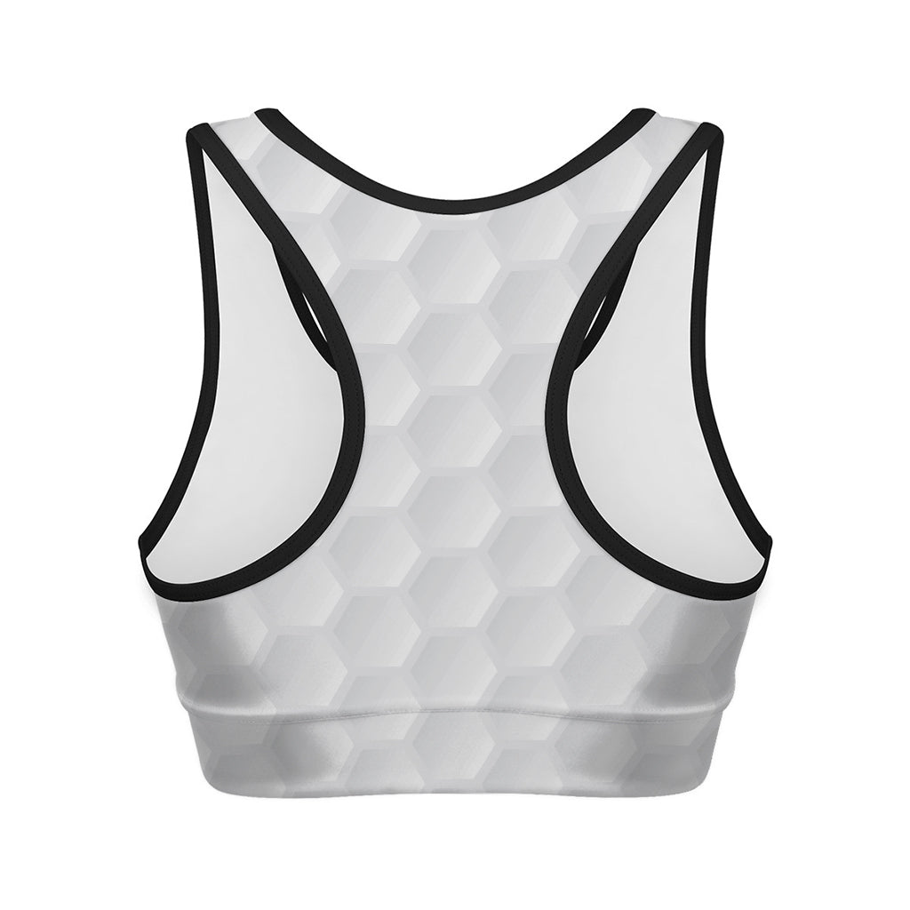Golf Ball Print Women's Sports Bra