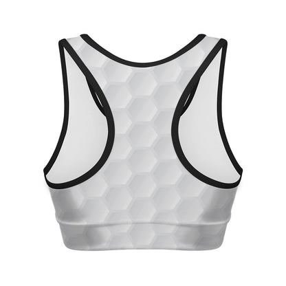 Golf Ball Print Women's Sports Bra