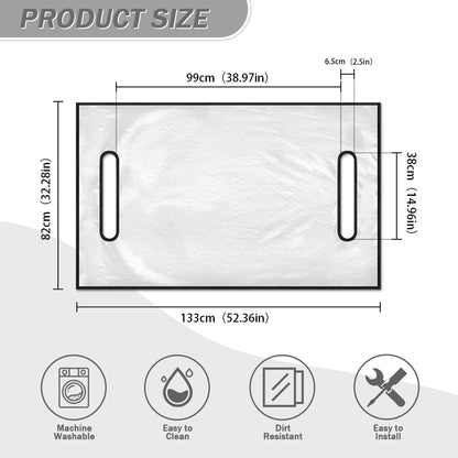 Purple Green Psychedelic Trippy Print Golf Cart Seat Cover