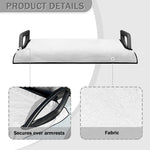 Grey Striped Alien Pattern Print Golf Cart Seat Cover