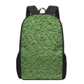Golf Course Grass Print 17 Inch Backpack