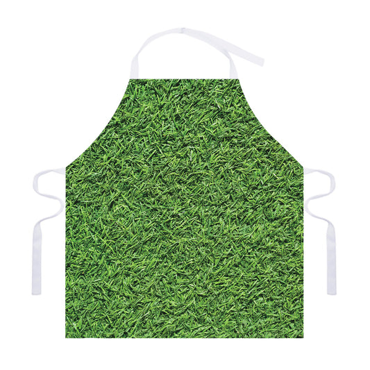 Golf Course Grass Print Adjustable Apron