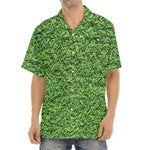 Golf Course Grass Print Aloha Shirt