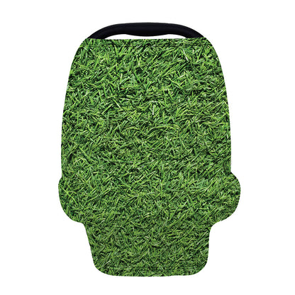 Golf Course Grass Print Baby Seat Cover