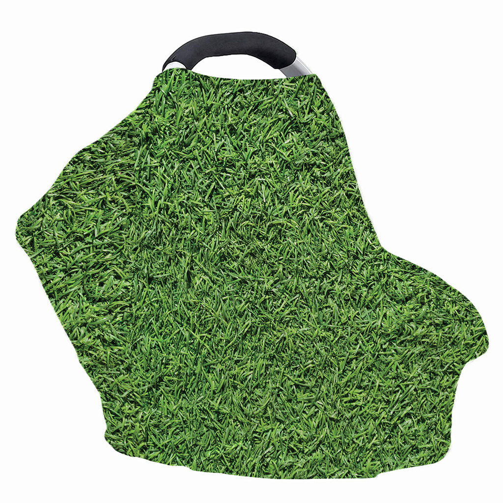 Golf Course Grass Print Baby Seat Cover