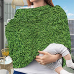 Golf Course Grass Print Baby Seat Cover