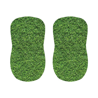 Golf Course Grass Print Bar Stool Covers