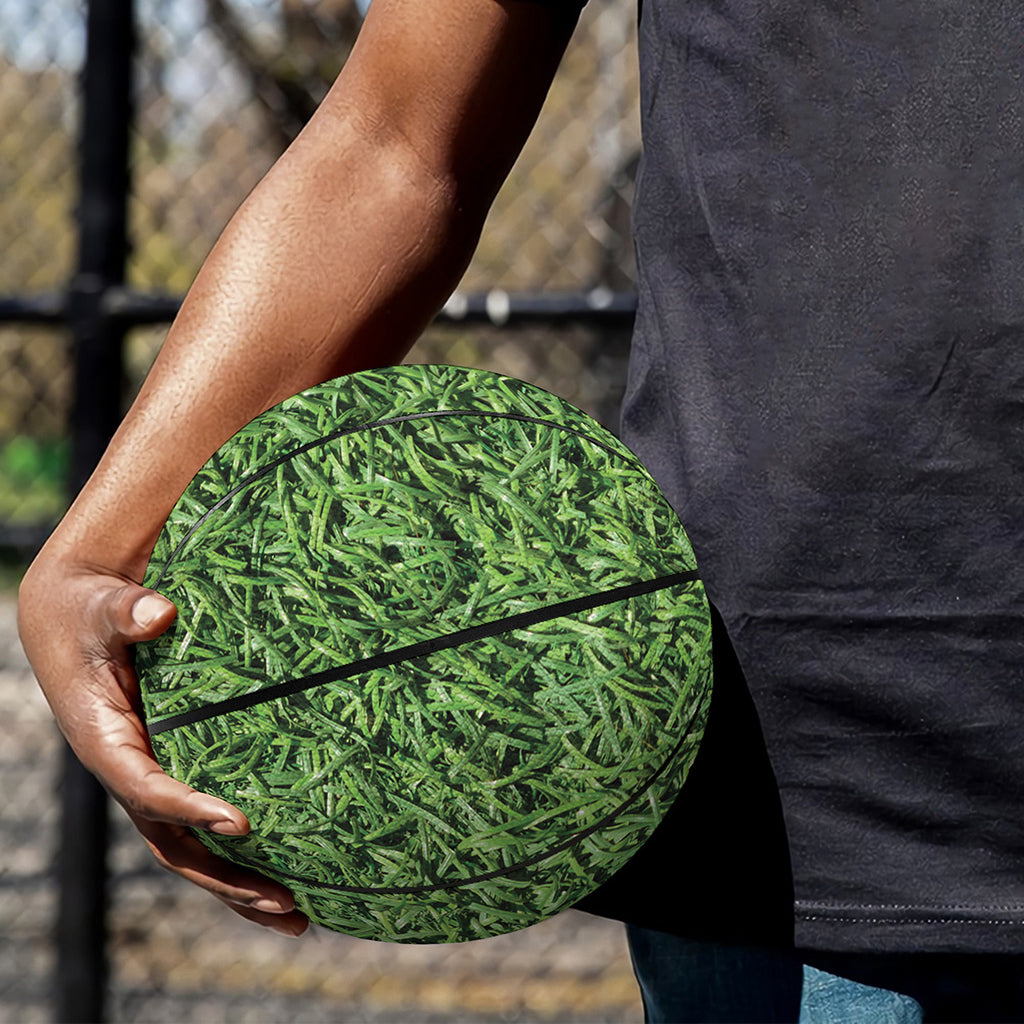Golf Course Grass Print Basketball