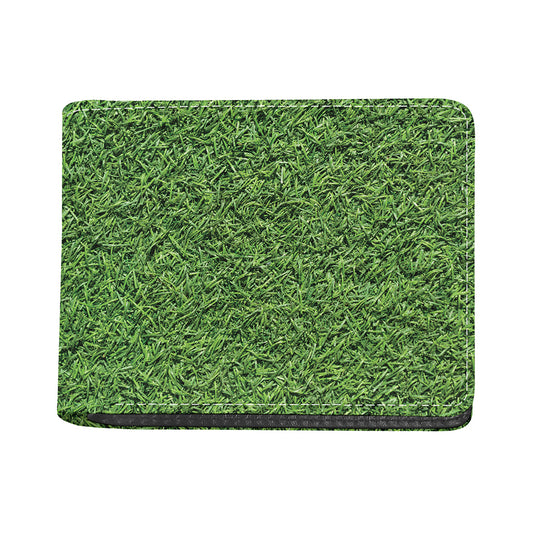 Golf Course Grass Print Bifold Wallet